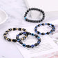 10 Pieces Magnetic Hematite Bracelets for Men Women Magnetic Bracelet Magnet Therapy Bracelet for Arthritis and Joint,10 Styles