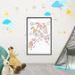 VIZ-PRO Magnetic Dry Erase Board Whiteboard Office Home School 36 X 24 Inches