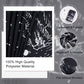 Starry Night Tapestry Mountain Tapestry Moon Stars Tapestry Black and White Tapestry for Bedroom Living Room 59X51 Inch