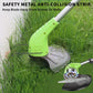 Cordless Lawn Trimmer Weed Wacker:  12V Grass Trimmer Lawn Edger with 2.0Ah Li-Ion Battery Powered and Cutting Blade, Adjustable Height Weed Eater Tool for Garden and Yard