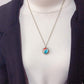 Eight Planets Necklace Pendent Double-Sided Glass Ball Universe Galaxy Solar System Guardian Stars Necklace for Women