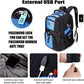 Extra Large 52L Travel Laptop Backpack with USB Charging Port Fit 17 Inch Laptops for Men Women