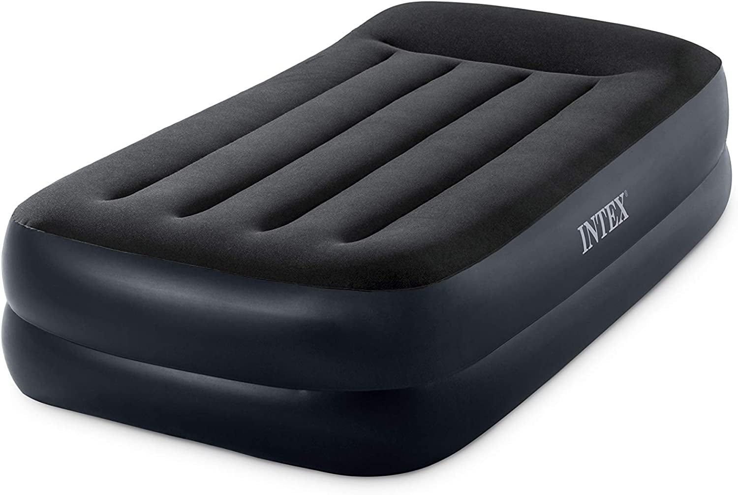 Dura-Beam Series Pillow Rest Raised Air Mattress with Internal Pump