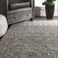 Vasiliki Moroccan Tribal Shag Area Rug, 2' X 3', Silver