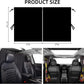 Car Divider Curtain Sun Shade,Car Window Shade,Car Sun Shade for Window Baby,Car Window Shades for Side Windows,Windshield Sunshade, Privacy Sunshade Curtain for Camping Air Mattress (Black)
