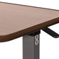 Medical Adjustable Overbed Bedside Table with Wheels (Hospital and Home Medical Use)