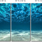 3 Panel Blue Ocean Sea Wall Art Painting on Canvas the Pictures Modern Artwork for Office Home Decor