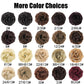 1PCS Messy Hair Bun Hair Scrunchies Extension Messy Synthetic Chignon for Women Updo Hairpiece (33#(Dark Auburn))