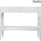 Oxford Console Table with 2 Drawers, Sofa Table Narrow for Entryway, White