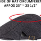 2 Pack Newsboy Hats for Men Classic Herringbone Tweed Wool Blend Flat Cap Ivy Gatsby Cabbie Driving Hat