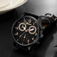 6 Pack Men'S Leather Quartz Watch Geneva Boys Casual Dress Wrist Band Watches Wholesale Lots Set
