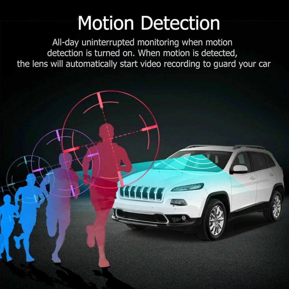 HD 1080P Dual Lens Dash Cam Car DVR Front & inside Camera Video Night Vision USA