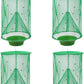 Ranch Fly Trap with Bait Tray, Reusable Fly Trap Fly Catcher Cage for Indoor or Outdoor Family Farms, Park, Restaurants (4)