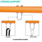Kids Outdoor A-Frame Swing Stand Set, Large Frame Heavy Duty Steel All-Weather, Backyard Fun