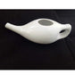 Neti Pot Ceramic Porcelain Nasal Wash Clear Allergy Congestion Mucus Dry Nose 1