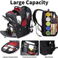 Extra Large 52L Travel Laptop Backpack with USB Charging Port Fit 17 Inch Laptops for Men Women