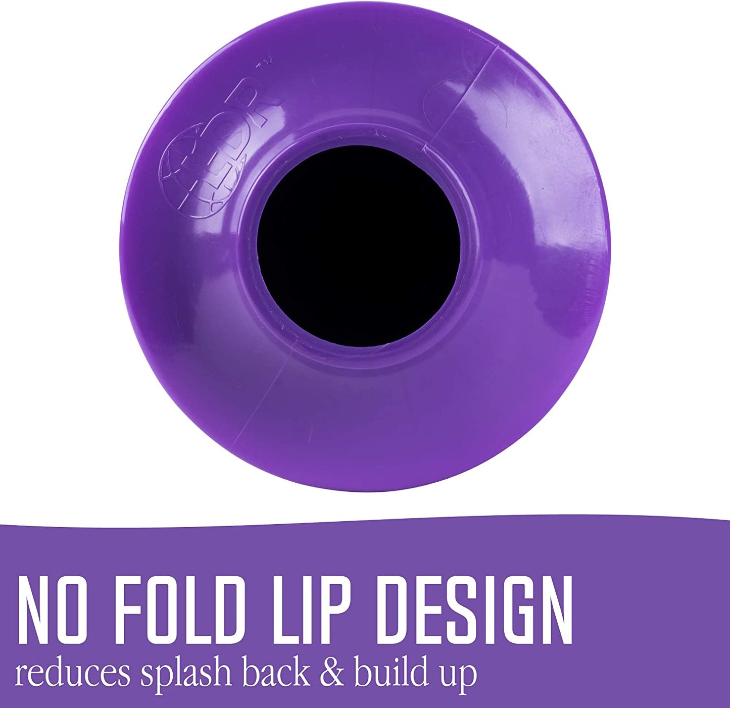 Professional Bellows Accordion Toilet Plunger, Thrust Plunge Removes Heavy Duty Clogs from Clogged Bathroom Toilets, Power Plungers, Jackson Parent (Purple)