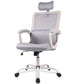 Office Chair, High Back Desk Chair Ergonomic Mesh Computer Chair with Headrest and PU Arms, Gray