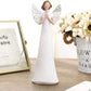 8'' Hand Carved Angels Figurines Memorial Gifts Guardian Angel, in Memory of Loved One Gifts Angel Gifts Friendship Gifts Express Love, Company, Support, Gratitude or Bereavement (White)
