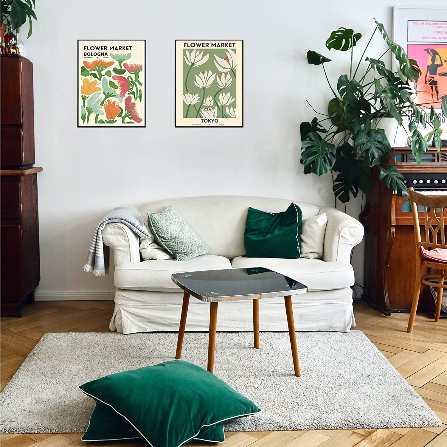 Flower Market Poster Matisse Wall Art Botanical Art Prints Wall Art for Living Room Posters for Room Aesthetic 8 X 12 Inch UNFRAMED