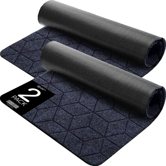 2 Pack - Door Mat - Indoor Door Mat - Front Door Mat - Welcome Mat - Welcome Mats Outdoor - Door Mats Outdoor - Front Door Mat Outdoor Entrance - Doormat - 30X17 - Front Door Mat Outdoor - Outdoor Mat