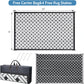 Reversible Outdoor Rug for Patio Clearance,6'X9' Waterproof Plastic Mat,Patio,Camping,Rv,Deck,Camper,Porch,Balcony,Black & White…