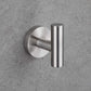5 Piece Brushed Nickel Bathroom Hardware Set, Includes 24 Inch Double Towel Bar, Modern Bathroom Accessories Kit