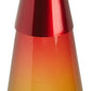 Lamp Lava 2179 14.5-Inch, with White Wax, Clear Liquid, Tri-Colored Globe, Hand Painted Base Rainbow