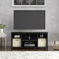 Mainstays Parsons TV Stand for TVs up to 50", Black Oak