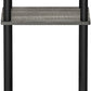 Just 3-Tier Turn-N-Tube End Table / Side Table / Night Stand / Bedside Table with Plastic Poles, 1-Pack, French Oak Grey/Black