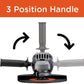 BLACK+DECKER Angle Grinder Tool, 4-1/2-Inch, 6 Amp (BDEG400)