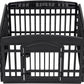 IRIS USA Dog Playpen, Exercise Pet Playpen with Door for Small & Medium Dogs, 4-Panel, 24" H, Black