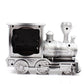Yesbay Cartoon Locomotive Train Alarm Clock Antique Engine Design Table Desk Decor-Bronze