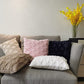 Throw Pillow Covers 18X18,Farmhouse Decorative Boho Throw Pillow Cases,Velvet Soft Plush Faux Wool Cusion Covers Pillow Shell for Sofa Couch Bed Car,Set of 2,Camel