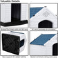 Dog House for Small Dogs, Waterproof Plastic Dog Houses with Air Vents and Elevated Floor, Easy to Assemble, Outdoor Cat Feeding Station Indoor Patio Backyard Dog Kennel House