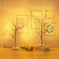 2-Pack 2FT Lighted Birch Tree for Tabletop, Birch Christmas Tree with Lights, Warm White 48 Leds Birch Tree Light for Christmas Decorations Indoor Bedroom Home Wedding Holiday Thanksgiving Gifts