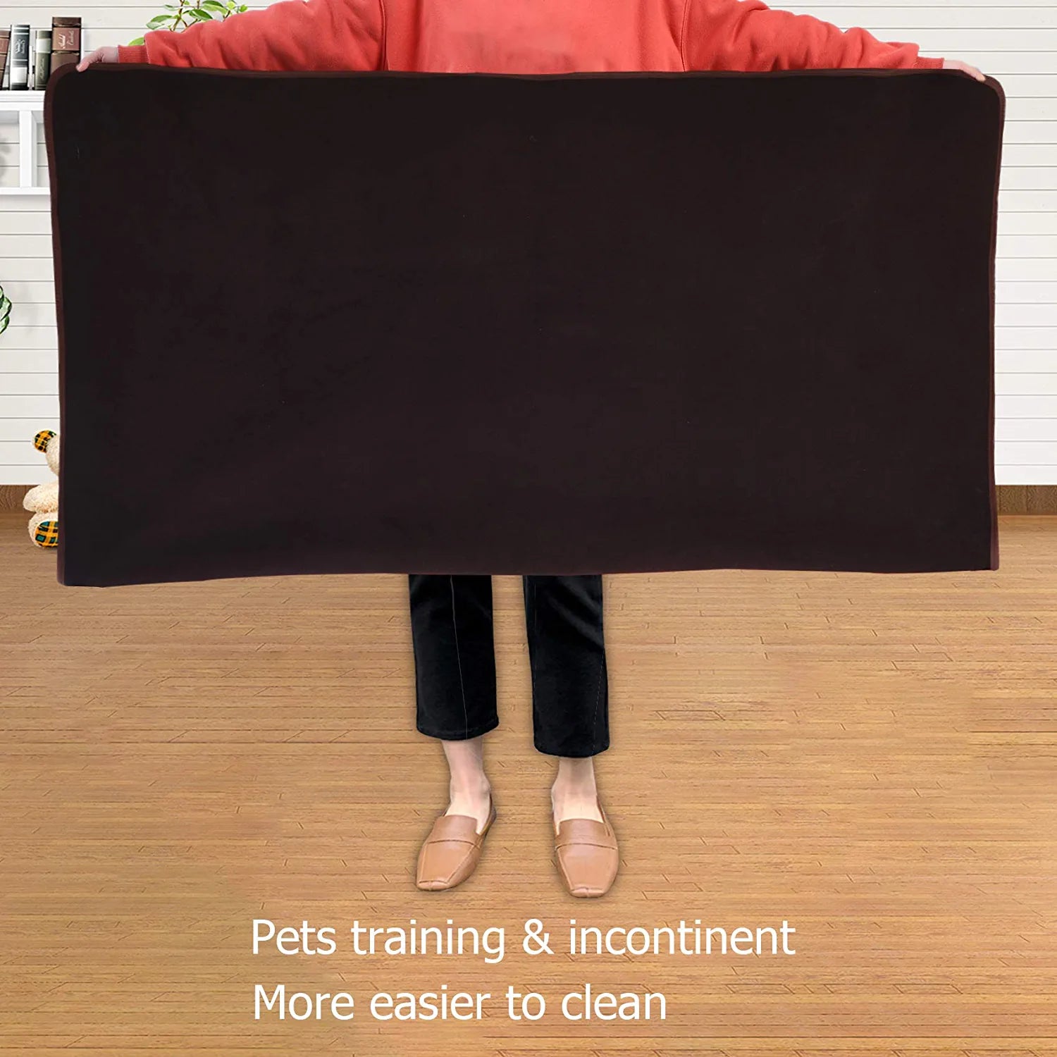 Washable Pee Pads Waterproof Mats for Dogs, Ultra Absorbent Puppy Training Pad 60" X 60", Housebreaking Whelping Pads Reusable Pet Pee Pad for Dogs, Cats, Bunny