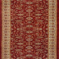 Noble Sarouk Red Persian Floral Oriental Formal Traditional Rug 2X7 (2'3" X 7'3" Runner) Easy to Clean Stain Fade Resistant Shed Free Modern Contemporary Transitional Soft Living Dining Room Rug