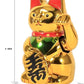 Chinese Lucky Cat Waving Gold Cats Fortune Arm Small Lucky Waving Feng Shui Gold Cat Waving Cat for Shop Store Decoration