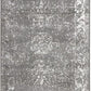 Sofia Collection Traditional Vintage Dark Gray Runner Rug (2' X 7')