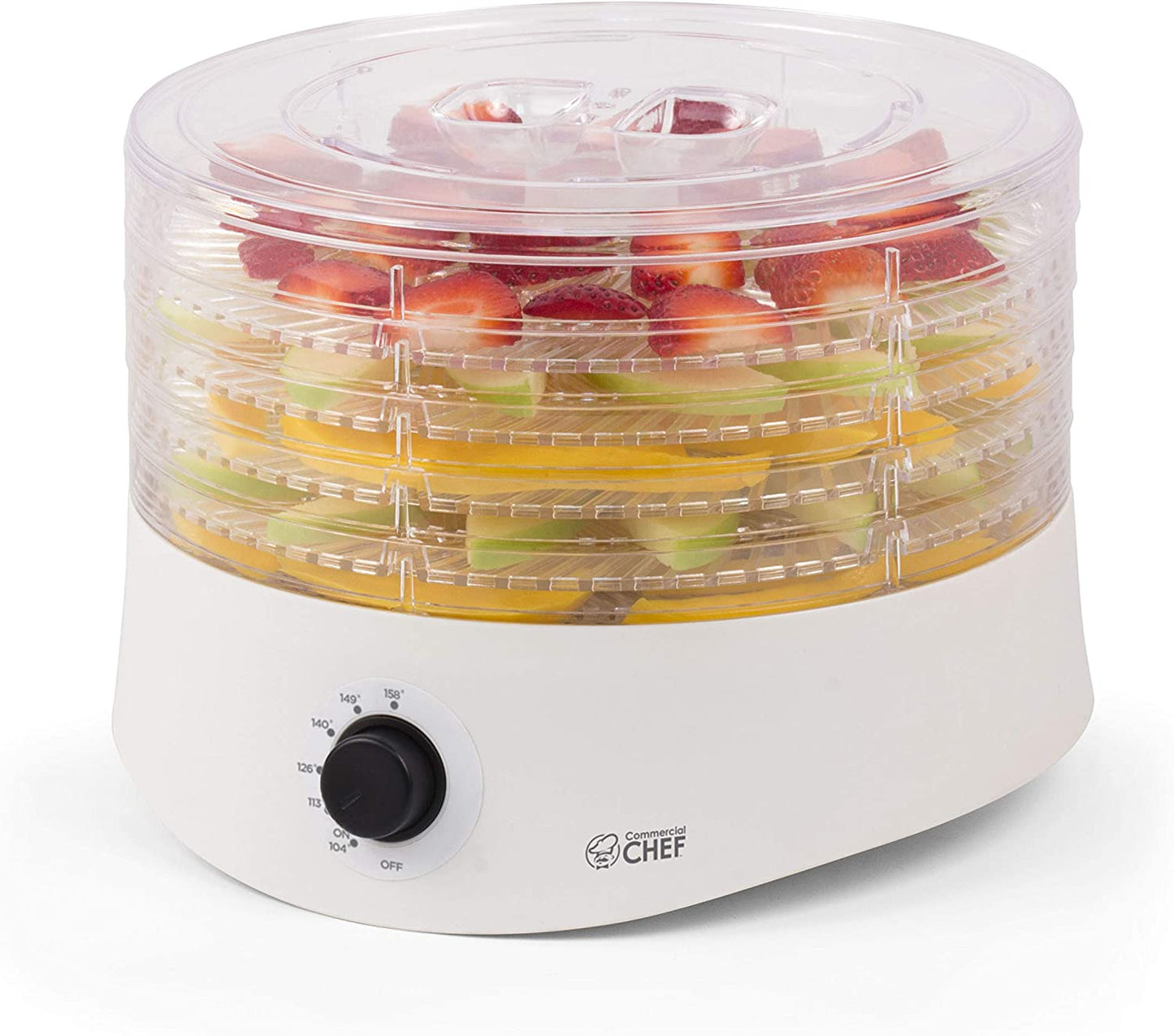 Food Dehydrator, Dehydrator for Food and Jerky, Freeze Dryer, CCD100W6, 280 Watts, White