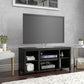 Mainstays Parsons TV Stand for TVs up to 50", Black Oak