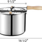 Great Northern Popcorn Original Stainless Steel Stove Top 6-1/2-Quart Popcorn Popper
