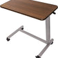 Medical Adjustable Overbed Bedside Table with Wheels (Hospital and Home Medical Use)