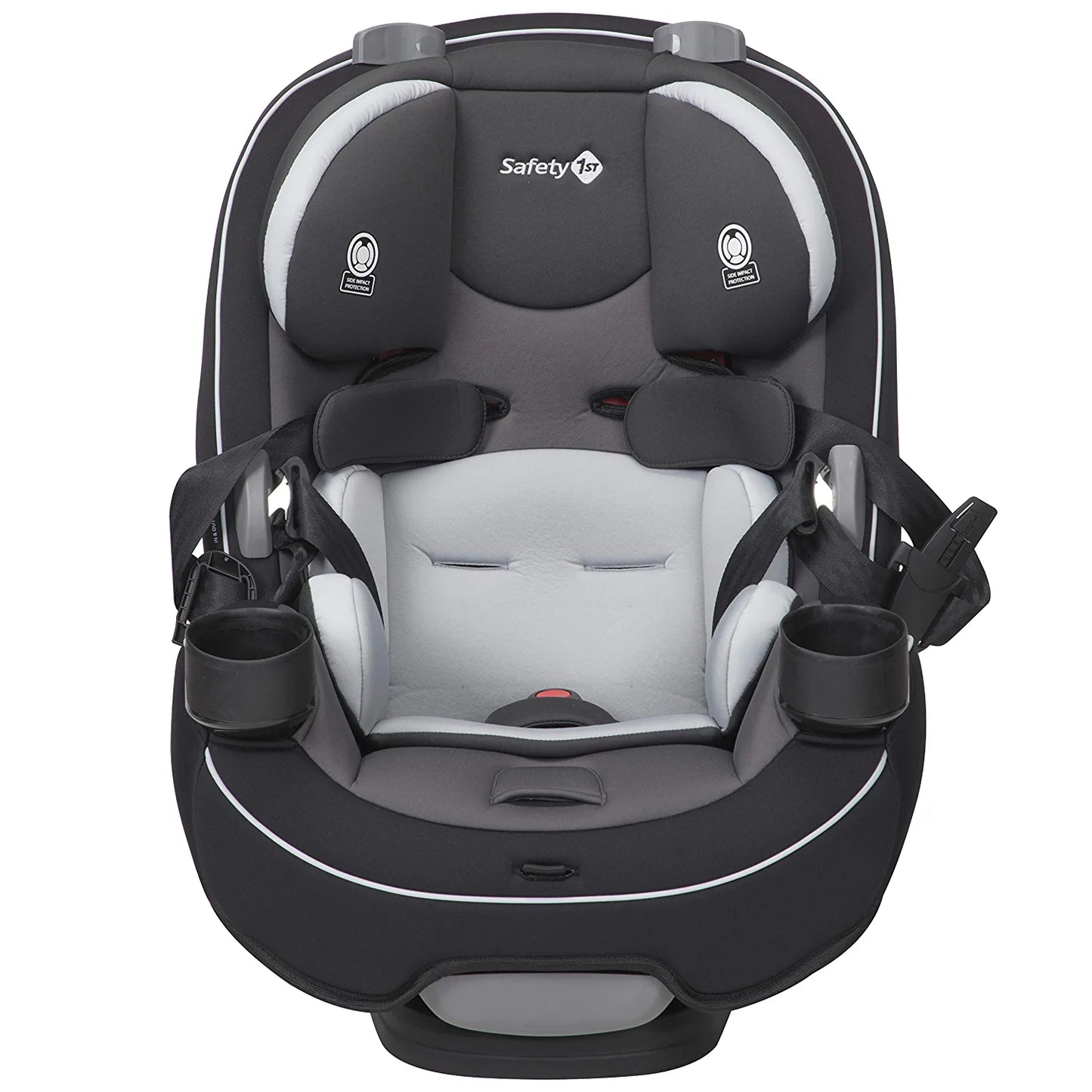 Grow and Go All-In-One Convertible Car Seat,Rear-Facing 5-40 Pounds, Forward-Facing 22-65 Pounds, and Belt-Positioning Booster 40-100 Pounds, Carbon Ink