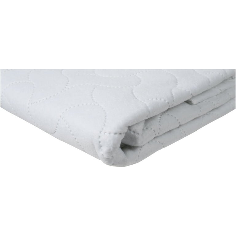 American Baby Company Waterproof Fitted Pack N Play Playard Protective Mattress Pad Cover, White, for Boys and Girls