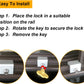 Sliding Window Locks Window Stoppers Aluminum Alloy Adjustable Window Security Safety Locks Garage Door Frame Child Proof Security Lock with Keys for Bedroom Home and Office (4 Sets)