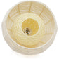 WUZSTAR Retro Woven Wicker Ceiling Light Fixture Rattan Shade Farmhouse Hanging Pendant Lamp