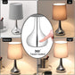 Touch Bedside Table Lamps Set of 2, Bedroom Nightstand Lamps, 3-Way Dimmable Touch Desk Lamps with Lampshade for Bedroom, Living Room and Office (Included E12 Bulb)
