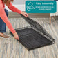 Newly Enhanced Single & Double Door Icrate Dog Crate, Includes Leak-Proof Pan, Floor Protecting Feet, Divider Panel & New Patented Features
